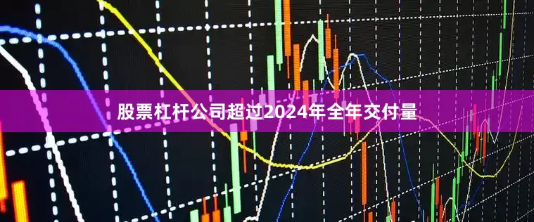 股票杠杆公司超过2024年全年交付量